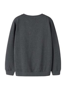 Sweatshirt Name It Vimo gris pour enfant