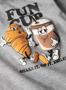 T-shirt Name It Rasmus gris pour garçon