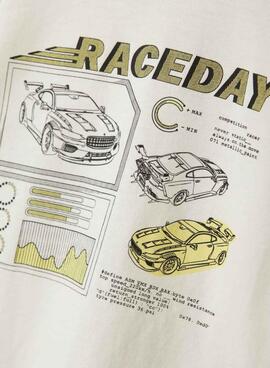 T-shirt Name It Mobay beige pour garçon