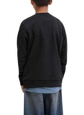 Sweat à capuche Jack and Jones Jin noir pour enfant