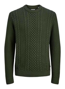 Maillot vert pour homme Jack and Jones Paul
