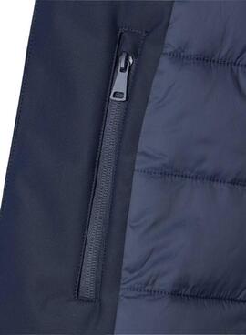 Parka Silbon técnica Tailoring en bleu marine pour homme