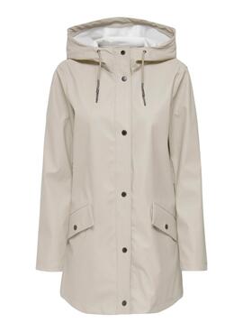 Imperméable Only Elisa beige pour femme