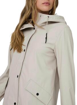 Imperméable Only Elisa beige pour femme