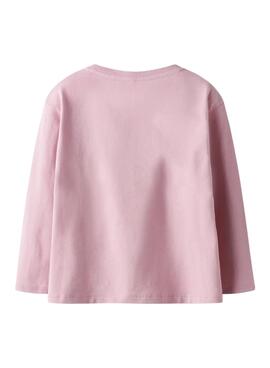 T-shirt Name It Frearaja rose pour fille