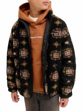 Veste Jack and Jones Norrebro noire pour enfant.