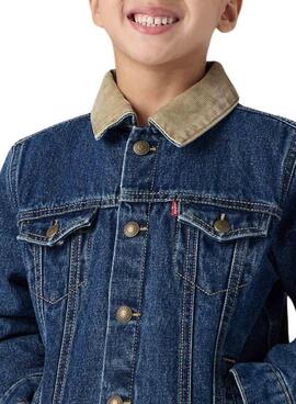 Veste en jean Levi's Trucker rembourrée pour enfant