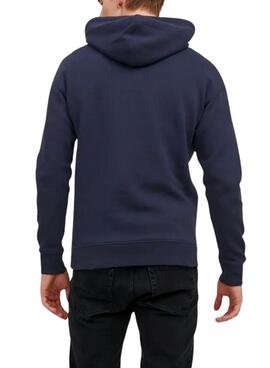 Sweatshirt Jack and Jones en azul marino para hombre