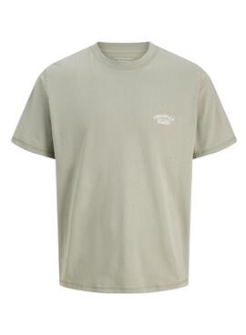 T-shirt Jack and Jones Greene Branding verte pour enfant