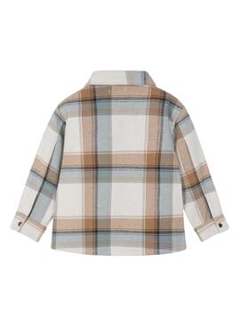 Veste de chasse Mayoral à carreaux marron pour garçon