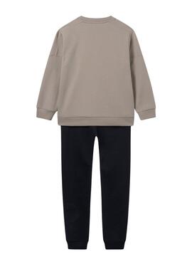 Tenue de sport Mayoral Game beige et noir pour garçon
