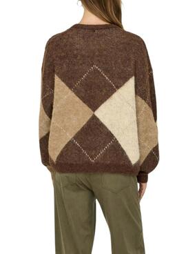 Maillot Only Noeme Jacquard toasté pour femme