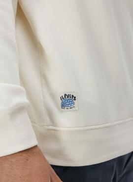 Sweatshirt El Pulpo Ski blanc pour homme