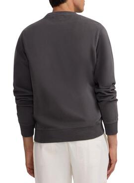 Sweatshirt Silbon minilogo gris pour homme