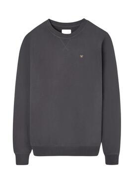 Sweatshirt Silbon minilogo gris pour homme