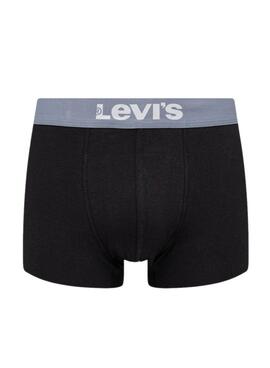 Pack 2 boxers Levis Minimal noir pour homme
