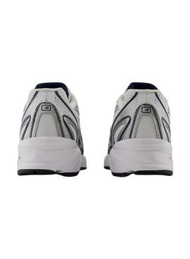 Chaussures New Balance U740 blanches et marines pour femme