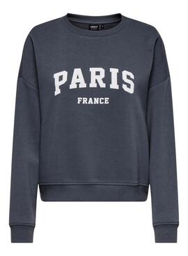 Sweat-shirt Only Onlsweat Life marine pour femme