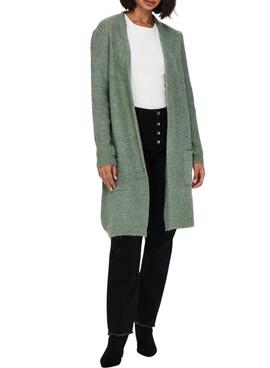Gilet vert pour femme Only Onljade