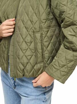 Veste matelassée Vitate verte pour femme