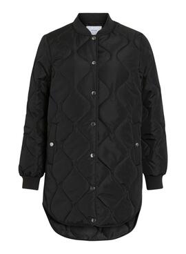 Manteau matelassé noir Vila Vitate pour femme
