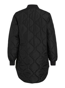 Manteau matelassé noir Vila Vitate pour femme