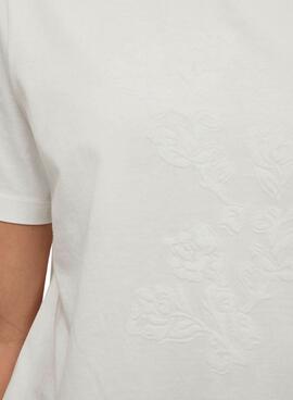 T-shirt Vila Viybilla Rose blanc pour femme
