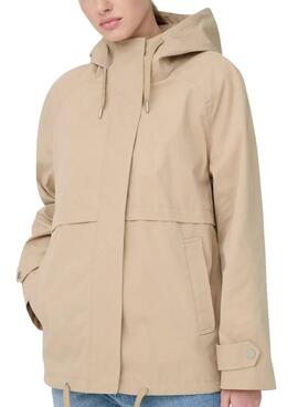 Parka Only Orchid beige pour femme