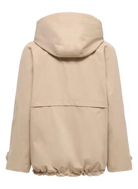 Parka Only Orchid beige pour femme