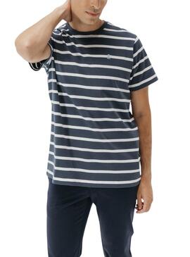 Maillot El Pulpo à rayures bleu marine pour homme