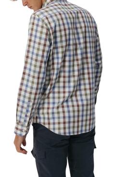 Chemise El Pulpo à carreaux multicolores pour homme