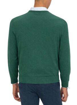 Maillot El Pulpo Col en V Mélange vert bouteille pour homme