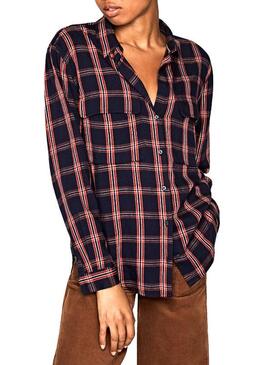 Chemise Pepe Jeans Marvina Cadres Femme