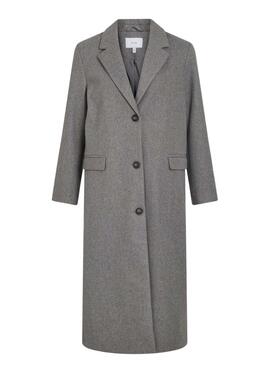 Manteau Vila Visolo gris pour femme.