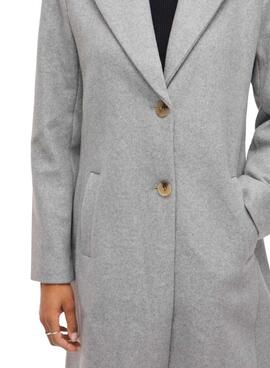 Manteau gris pour femme Vila Claudia