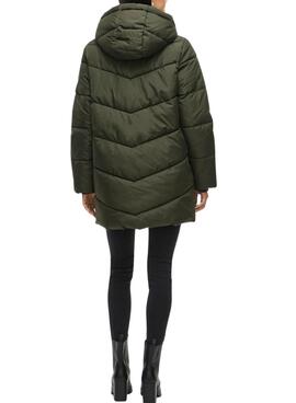 Manteau matelassé Vila Milja vert pour femme