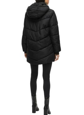Manteau matelassé noir Vila Milja pour femme
