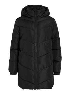 Manteau matelassé noir Vila Milja pour femme