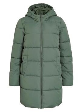 Manteau matelassé Vila Karla vert pour femme