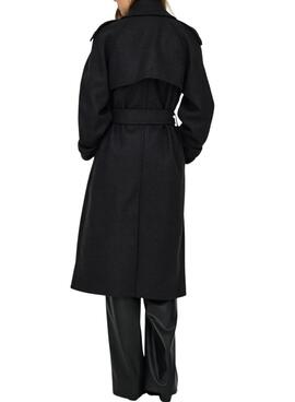 Manteau Only Dear noir pour femme