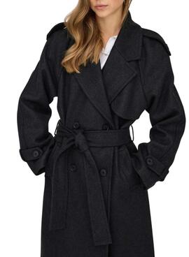 Manteau Only Dear noir pour femme