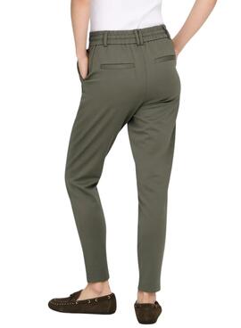 Pantalon Only Poptrash vert pour femme.