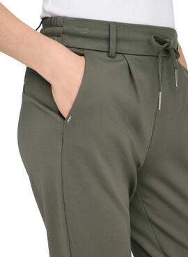 Pantalon Only Poptrash vert pour femme.