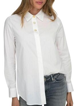 Chemise Only Sable blanc pour femme
