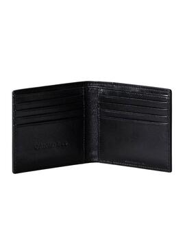 Portefeuille Calvin Klein Jeans Bold CK noir pour homme.