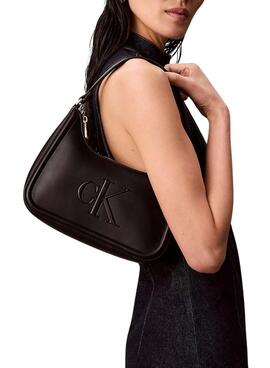 Sac Calvin Klein Jeans Bold noir pour femme.