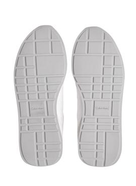 Sneakers Calvin Klein Jeans Retro Runner blanc pour femme