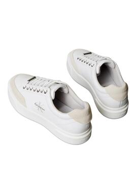 Chaussures Calvin Klein Jeans Basket blanches pour femme