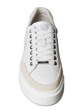Chaussures Calvin Klein Jeans Basket blanches pour femme