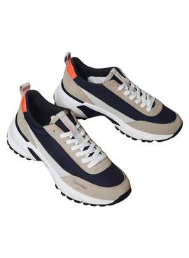 Chaussures Calvin Klein Jeans Trailblazer marine et gris pour homme